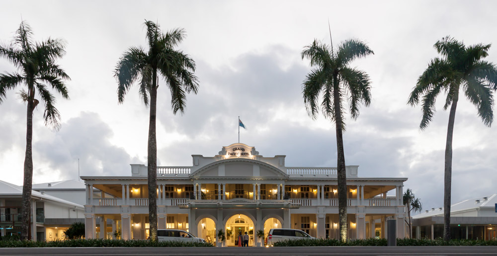 斐濟的地標建築大太平洋酒店