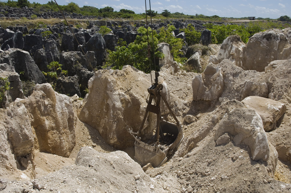 瑙魯大肆開採磷礦