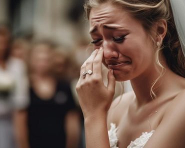 狗狗在婚禮上對新娘做了一個動作，新娘崩潰大哭